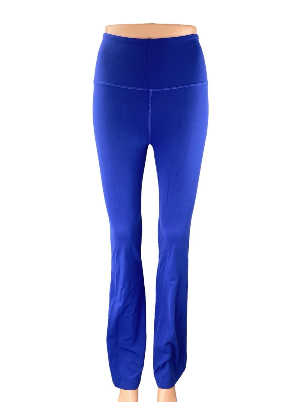 Lululemon Women's Blue High Rise Yoga Workout Gym Flared Leggings Pants Size 2